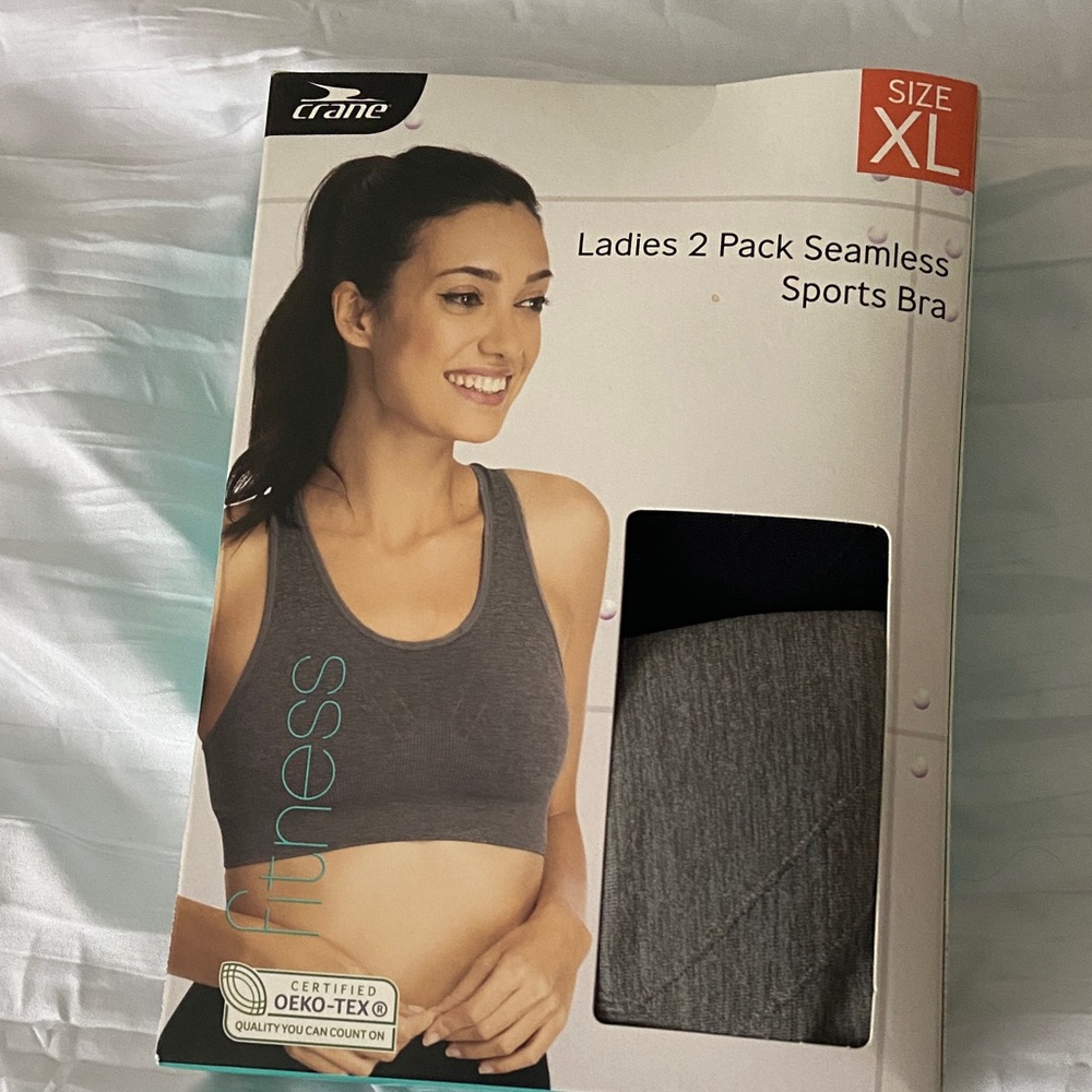 Crane 2 pack Women's Seamless Sports Bra